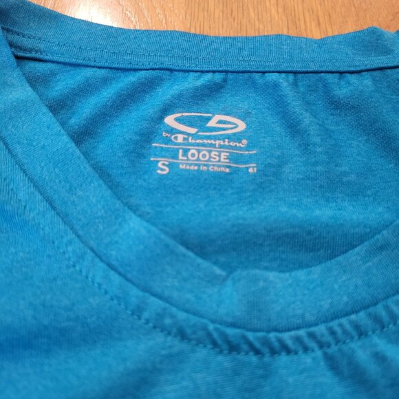 Champion C9 Shirts Womens Small Lot of TWO (2) Blue Turquoise Athletic Tops - Picture 4 of 13